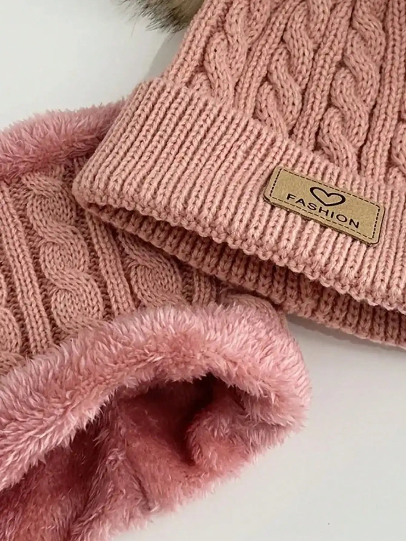 3pc Autumn and Winter Children's Hat, Neck and Gloves Set 2-12Y