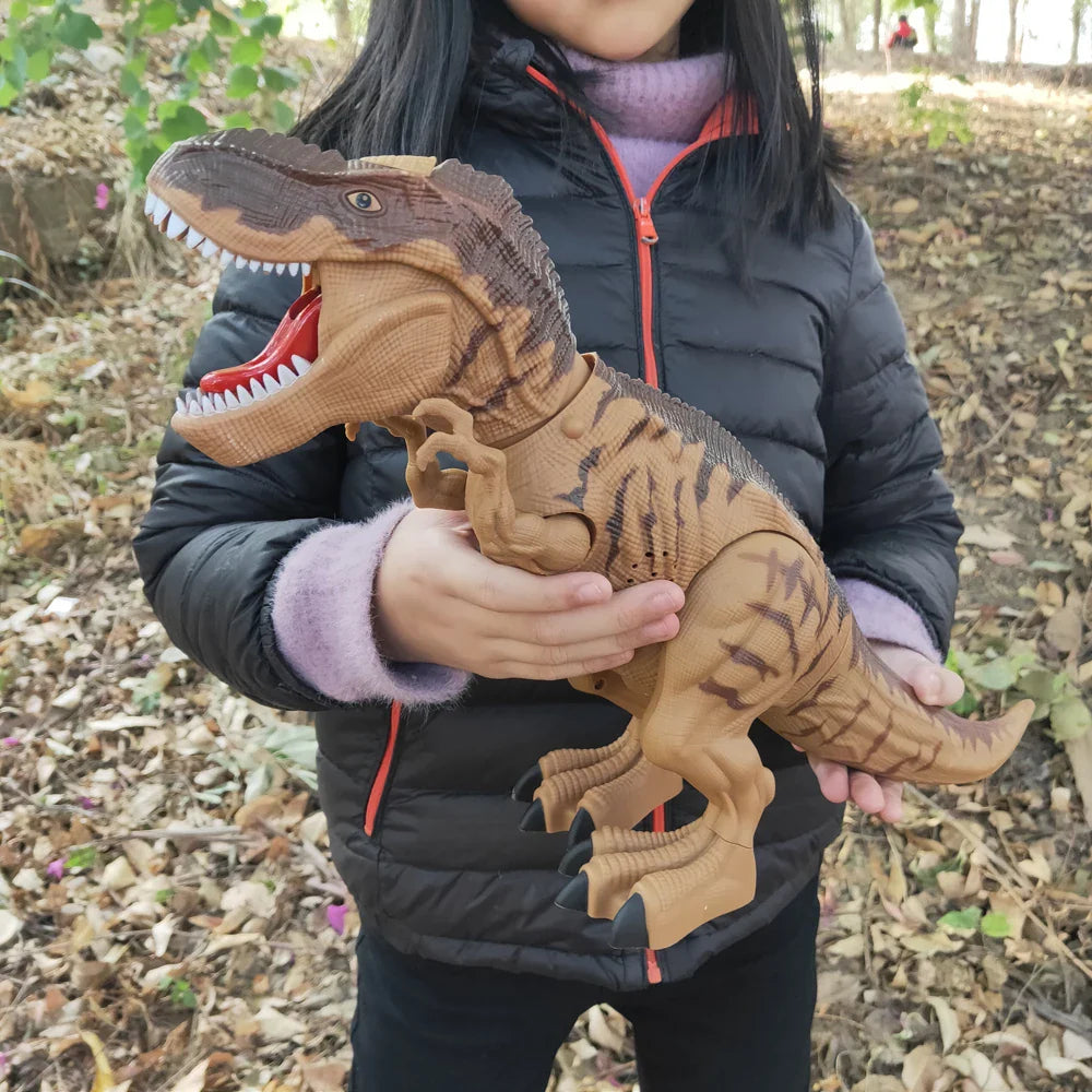 Large Walking, Egg Laying Mechanical Dinosaur Robot with Lights and Sounds