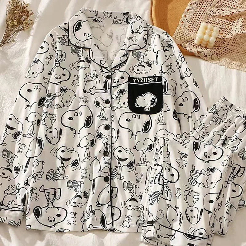 Snoopy Cartoon Pajama Set
