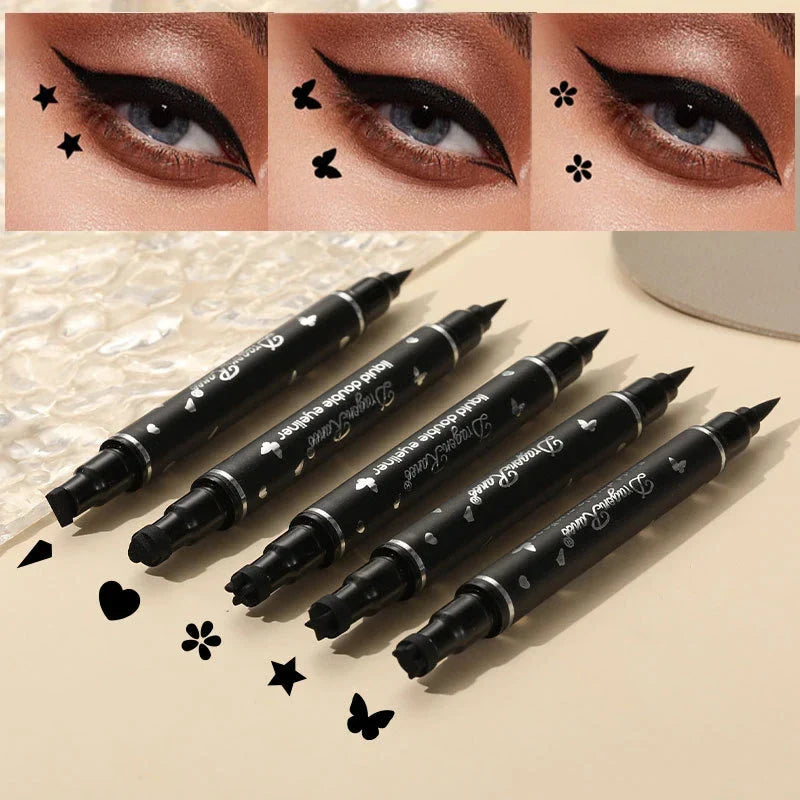 2-in-1 Butterfly Eyeliner Pen – Stamp & Liquid Waterproof Liner