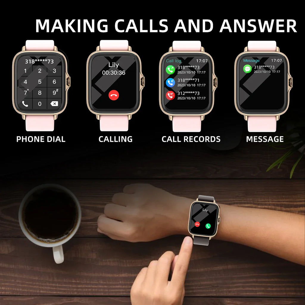 Waterproof Smart Watch For iPhone Android