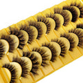 10 Pairs Mink Lashes – Fluffy, Dramatic False Eyelashes