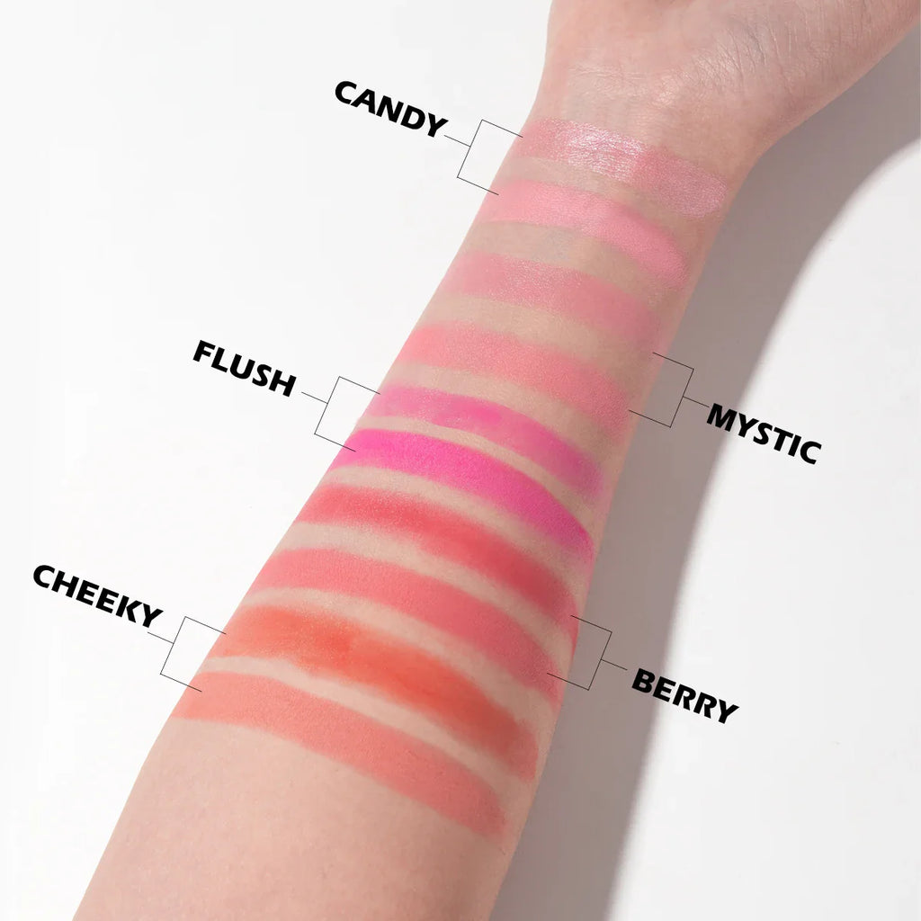 2-in-1 Pink Blush Palette – Matte & Dewy Cream