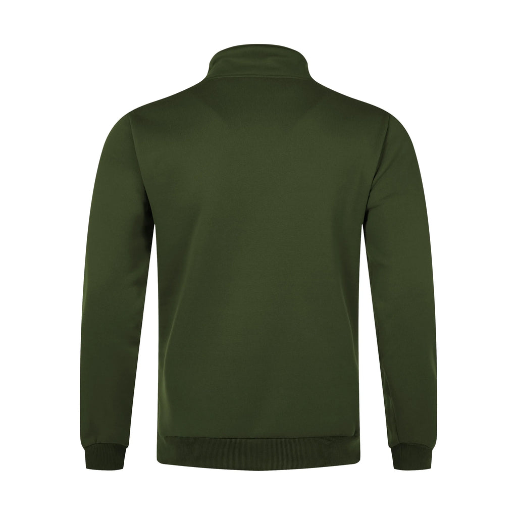 Men Sweatshirts Fall Spring Thicker Half Zip Pullover Hoody Solid Color Turtleneck for Male Outdoor