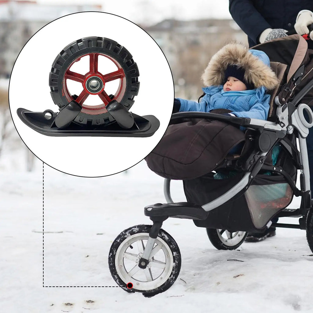 Scooter Ski Sled 2 in 1 Snow Scooter