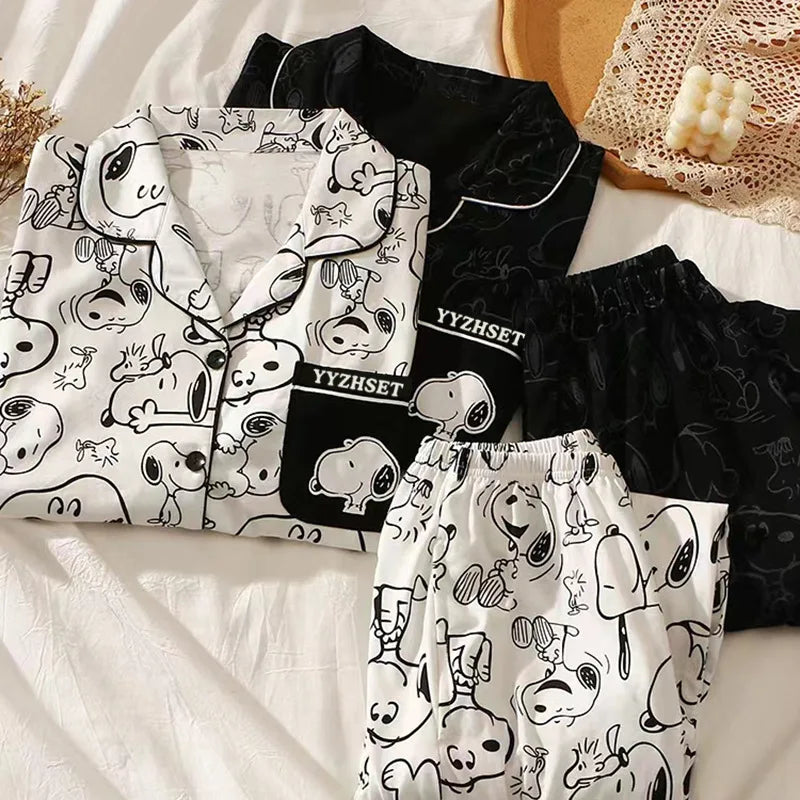 Snoopy Cartoon Pajama Set