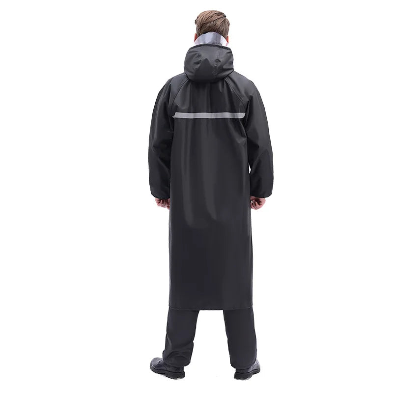 Rain Coat Motorcycle Raincoat Man Waterproof Suit Raincoats Overcoat Rainrainwater Outerwear Long Jacket Poncho Men Motorcyclist
