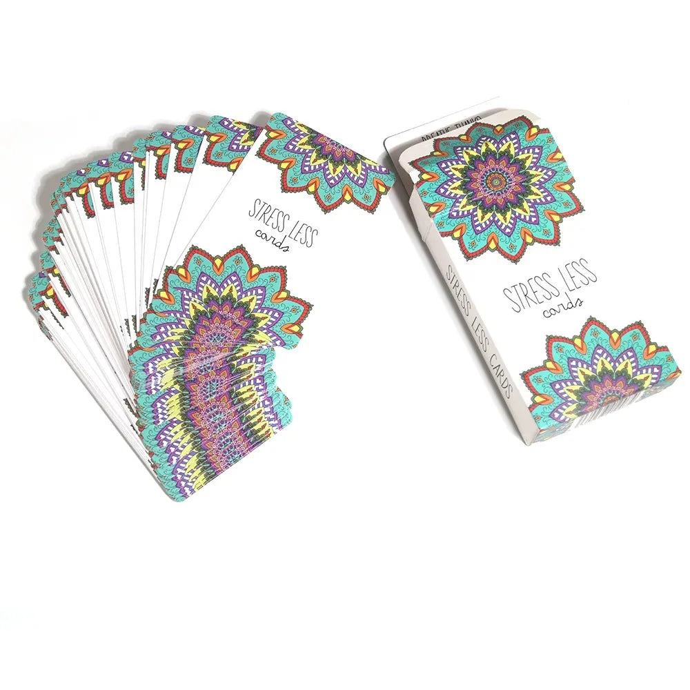 Mindfulness Stress Less Playing Cards