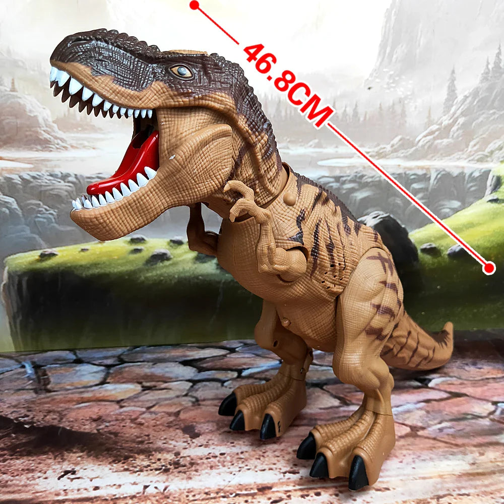 Large Walking, Egg Laying Mechanical Dinosaur Robot with Lights and Sounds