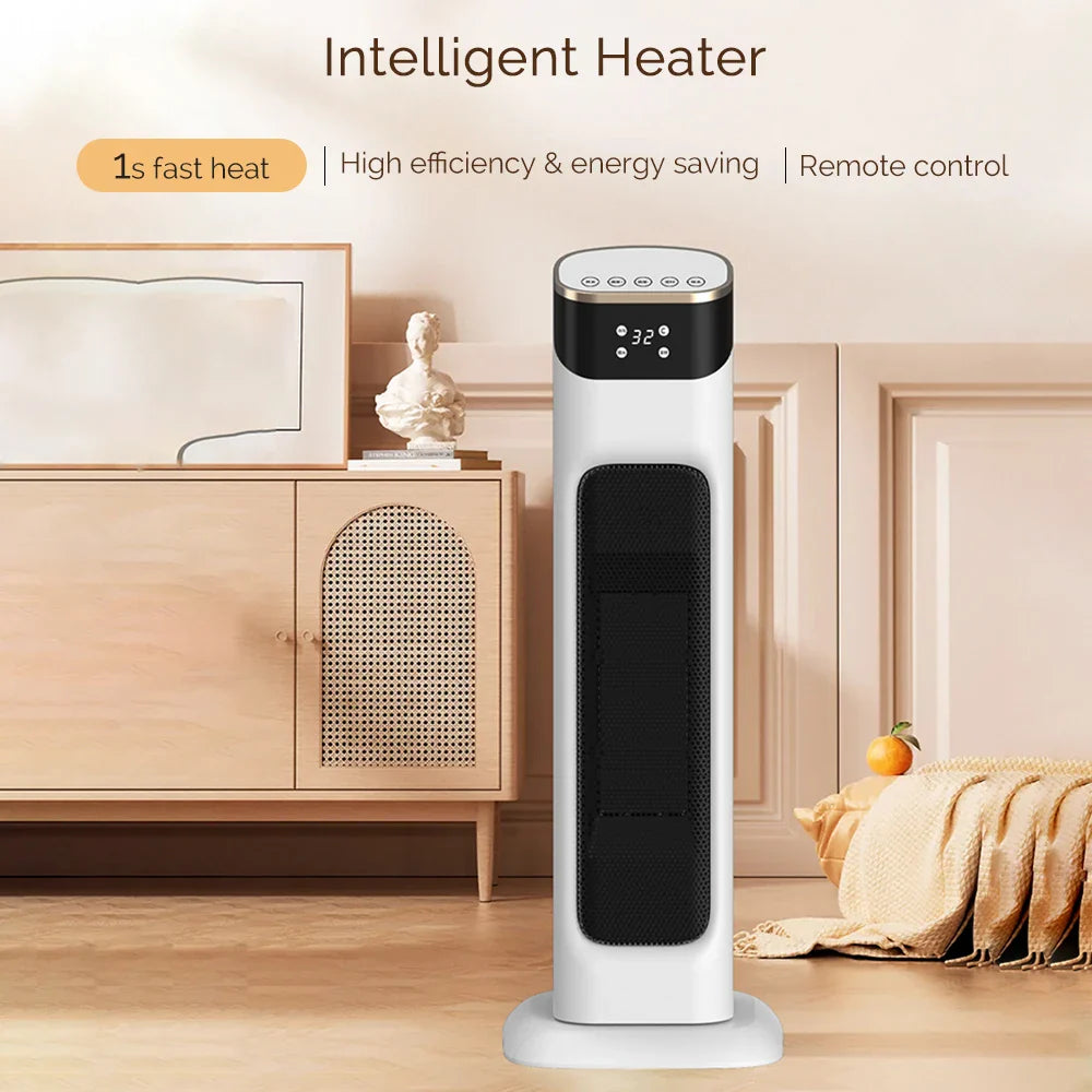 1500W PTC Electric Heater with Adjustable Temperature