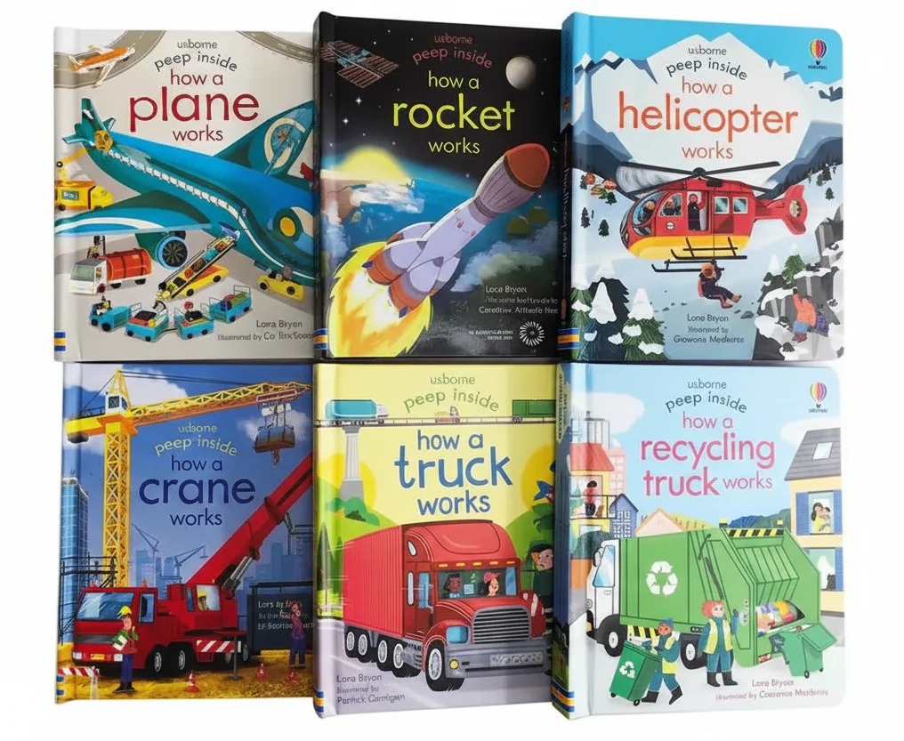 Usborne “Peep Inside” Learning Picture Books