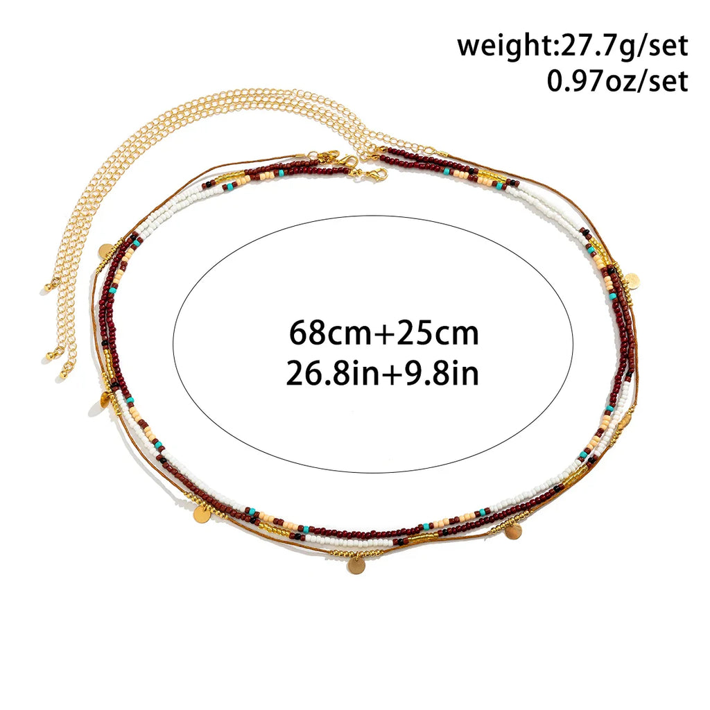 Multi-Layer Seed Bead Belly Chain