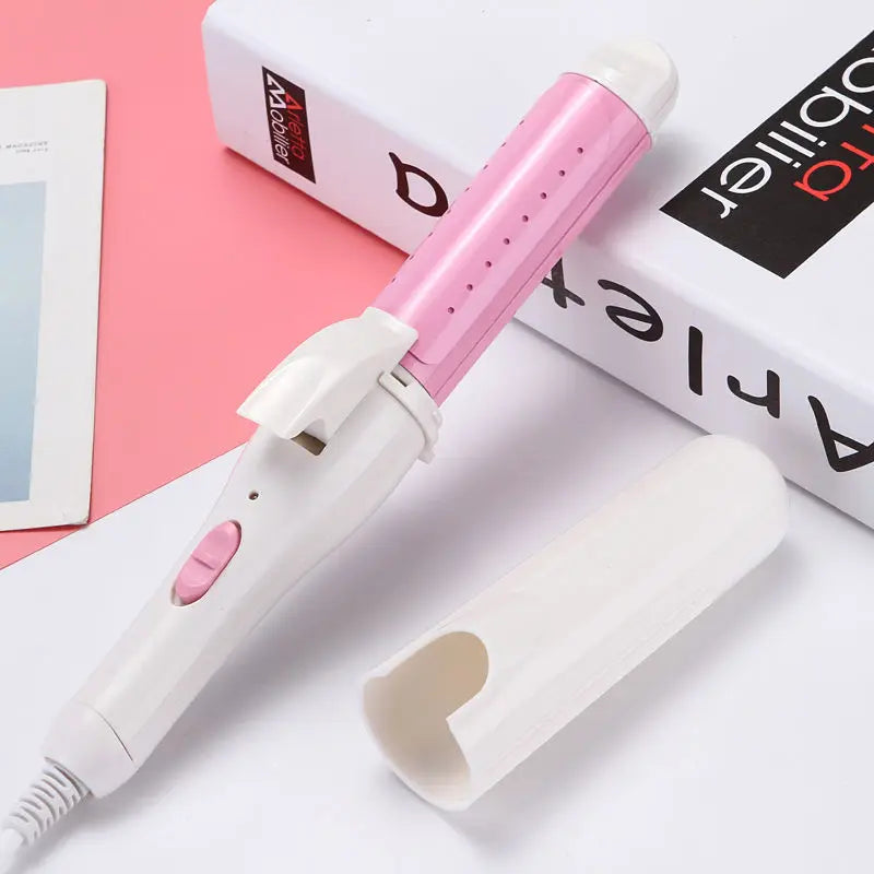 2-in-1 Hair Styler – Ceramic Straightener & Curling Comb