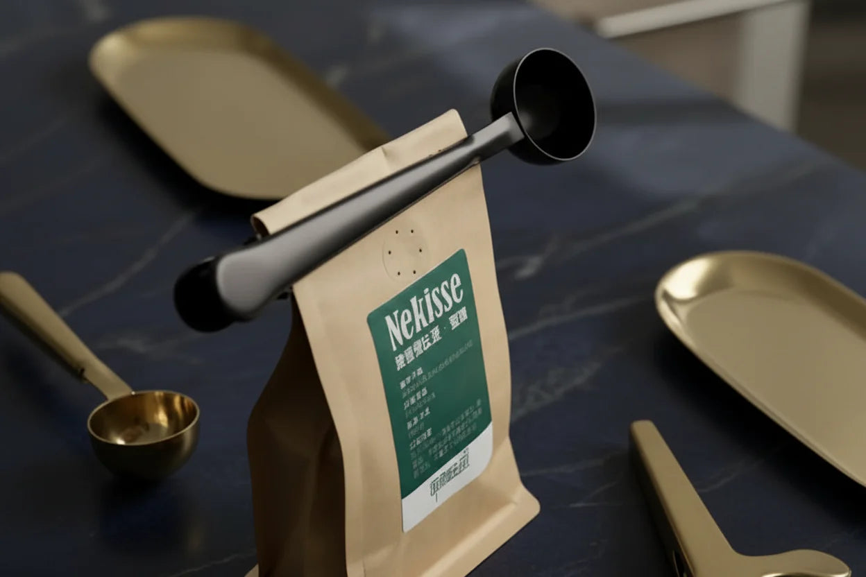 2-in-1 Stainless Steel Coffee Scoop
