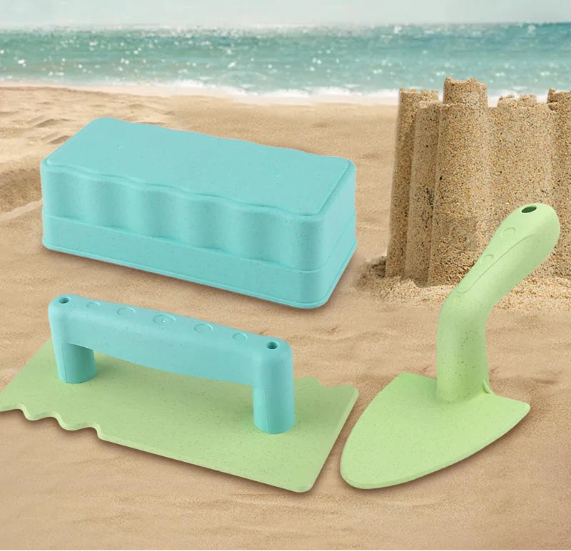 Beach Toy Set with Brick Maker and Tools