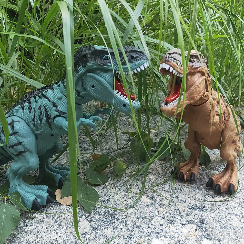 Large Walking, Egg Laying Mechanical Dinosaur Robot with Lights and Sounds