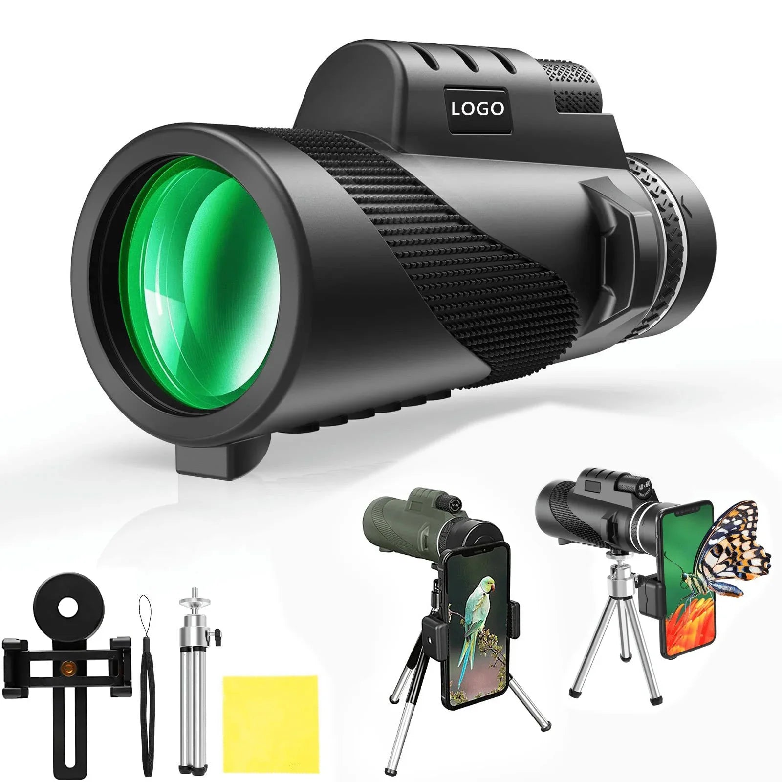 High-Power 80x100 BAK4 Prism Binoculars | Bird Watching, Camping & Hunting