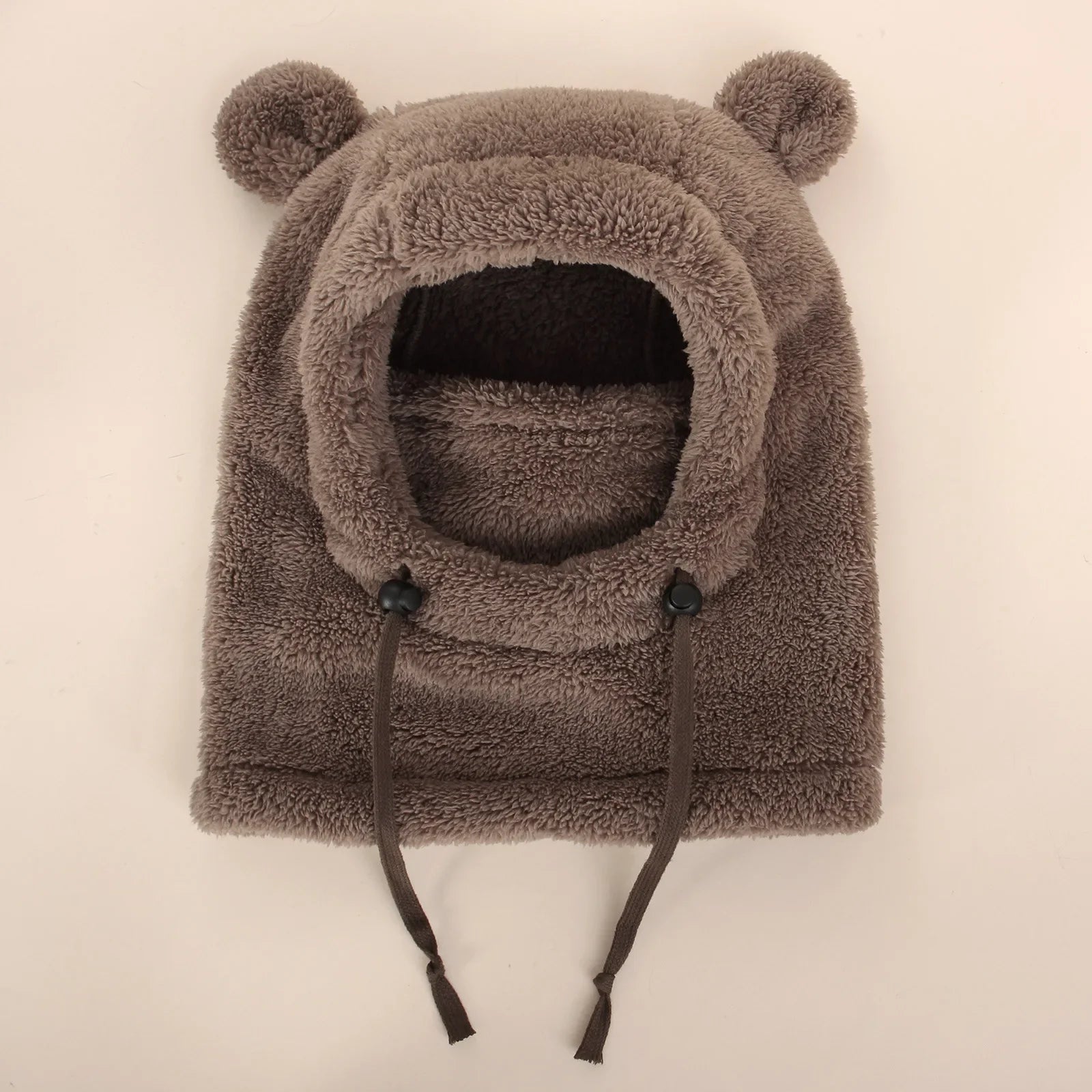 Kids Winter Hat with Ear Flaps and Face Cover Warm Fleece Lined Cold Weather Beanie for Boys Girls