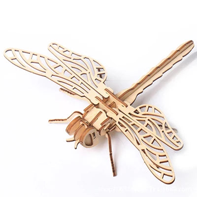 Montessori DIY 3D Wooden Puzzle Model