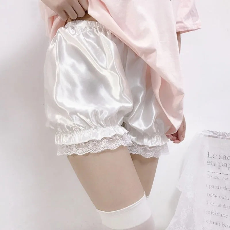 Gothic Lolita Bow Ruffle Bloomers