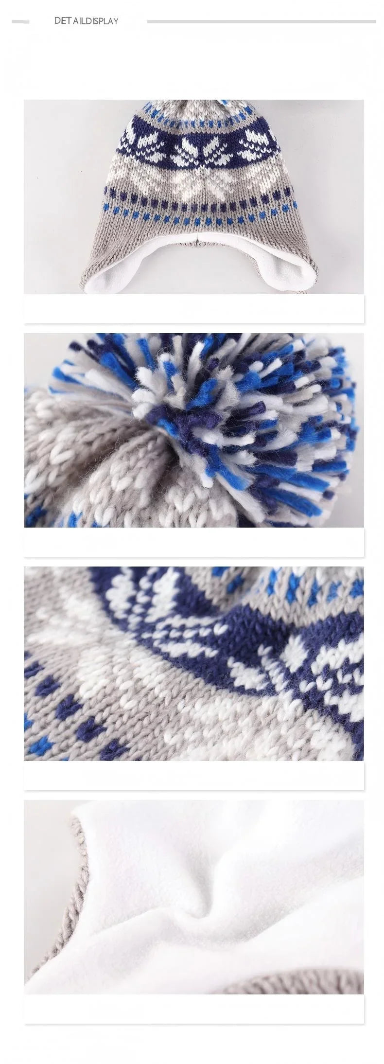 Kids Earflaps Beanie