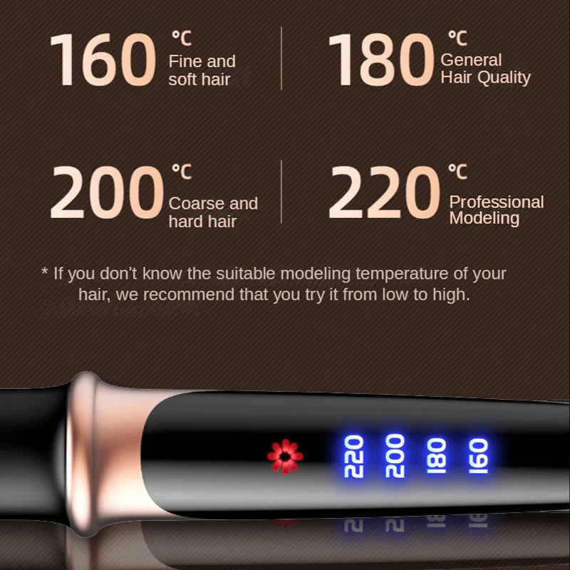2-in-1 Hair Straightener & Curler – Wet/Dry Styling Tool