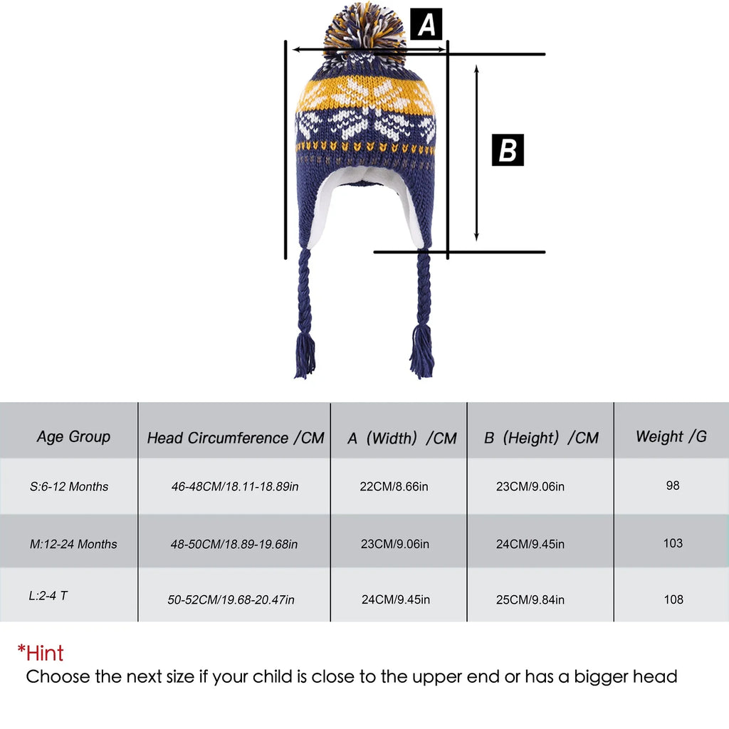 Kids Earflaps Beanie