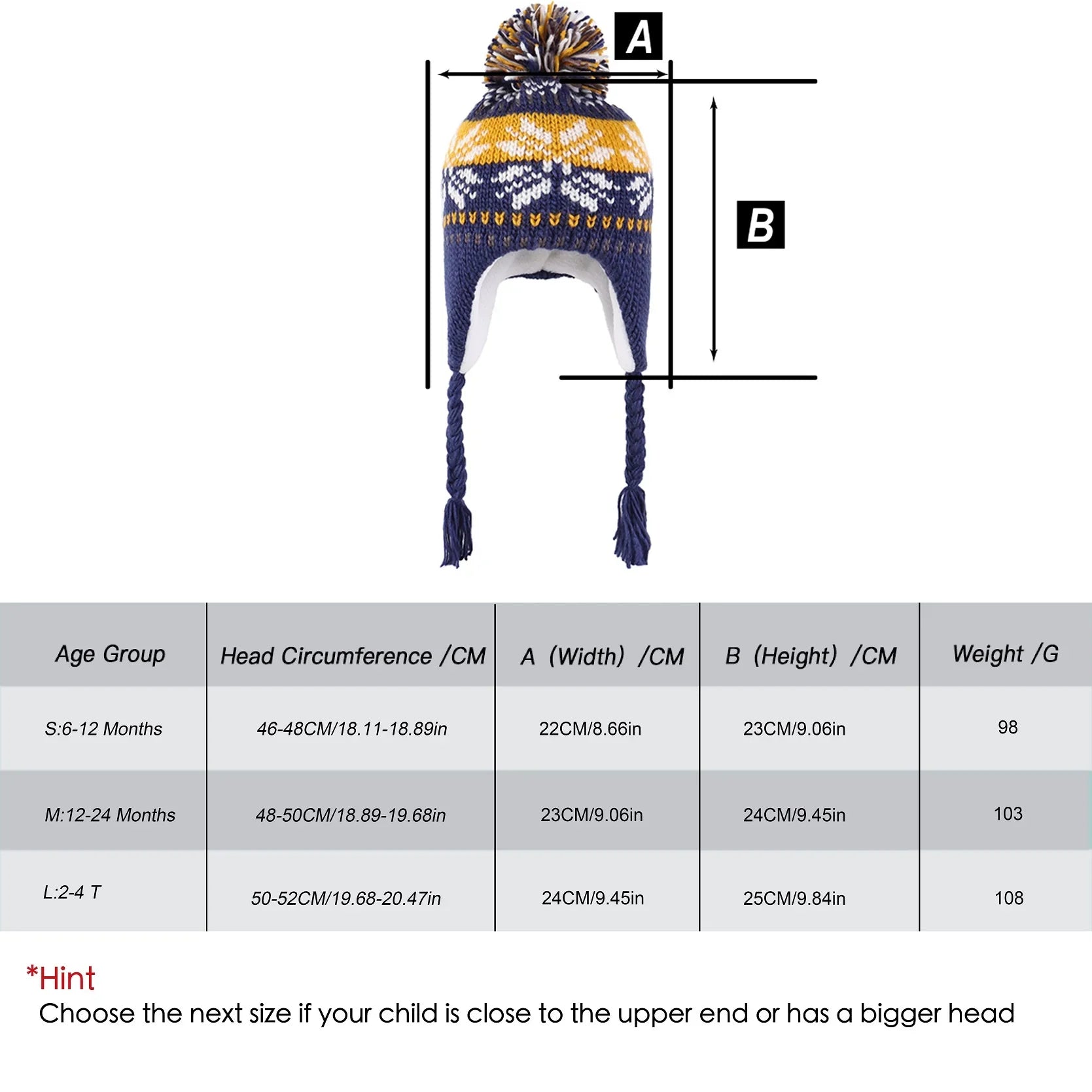 Kids Earflaps Beanie