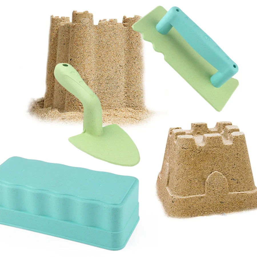 Beach Toy Set with Brick Maker and Tools
