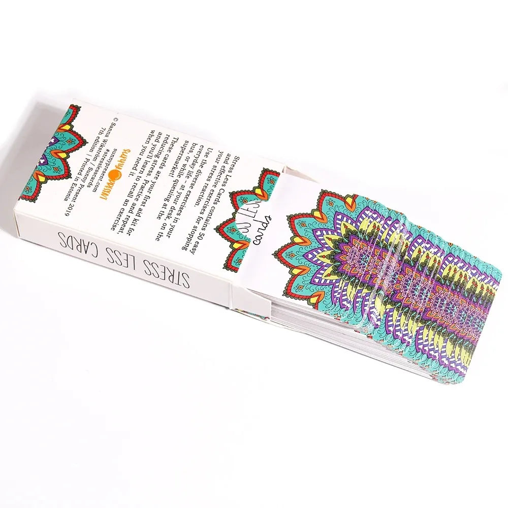 Mindfulness Stress Less Playing Cards