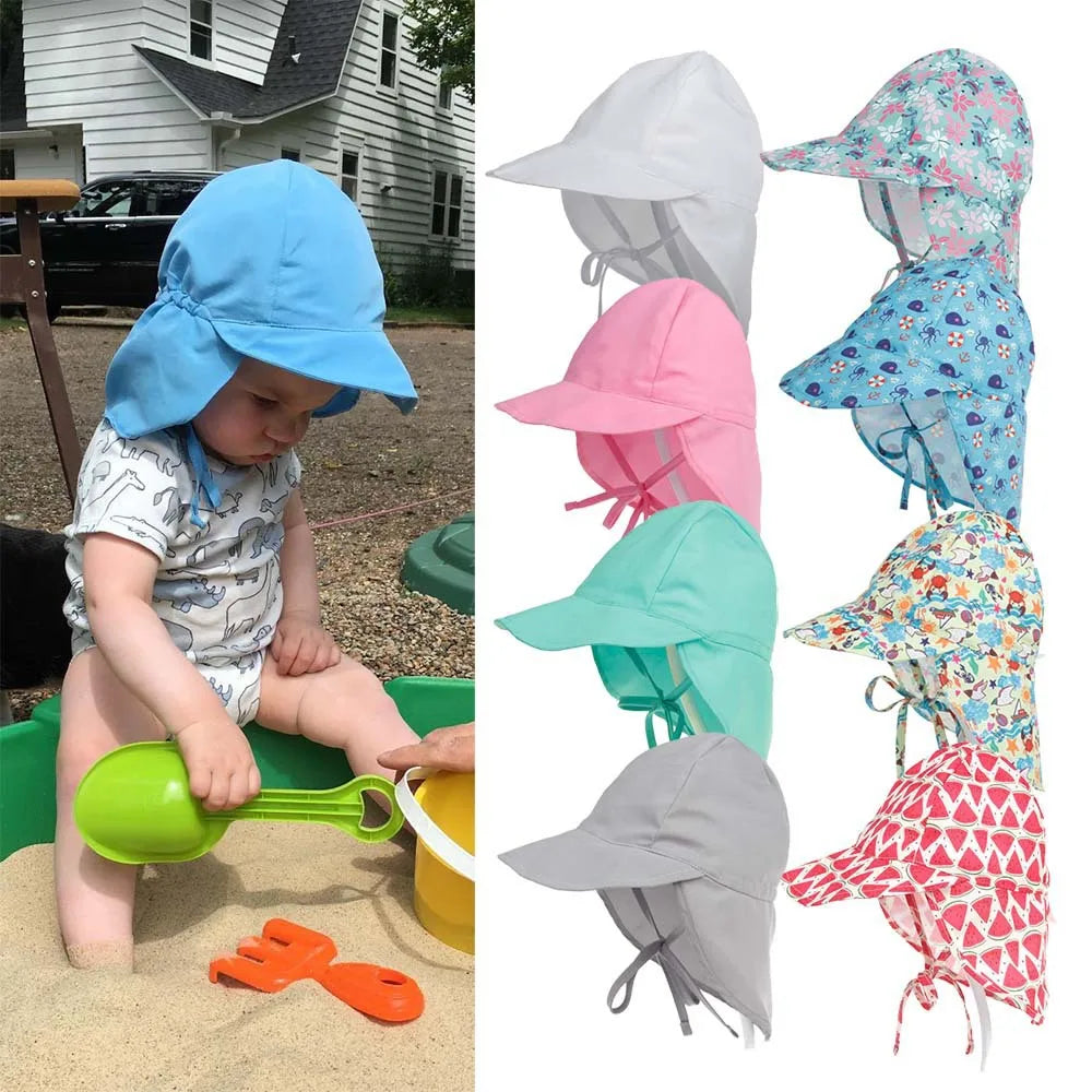 SPF 50+ Adjustable Baby Sun Hat