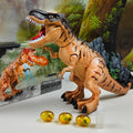 Large Walking, Egg Laying Mechanical Dinosaur Robot with Lights and Sounds
