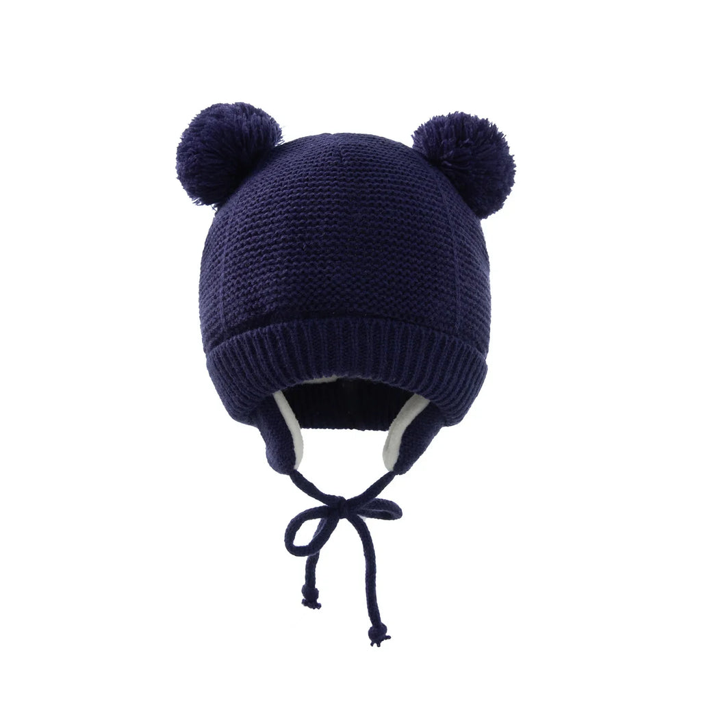 Knit Fleece-Lined Kids Beanie