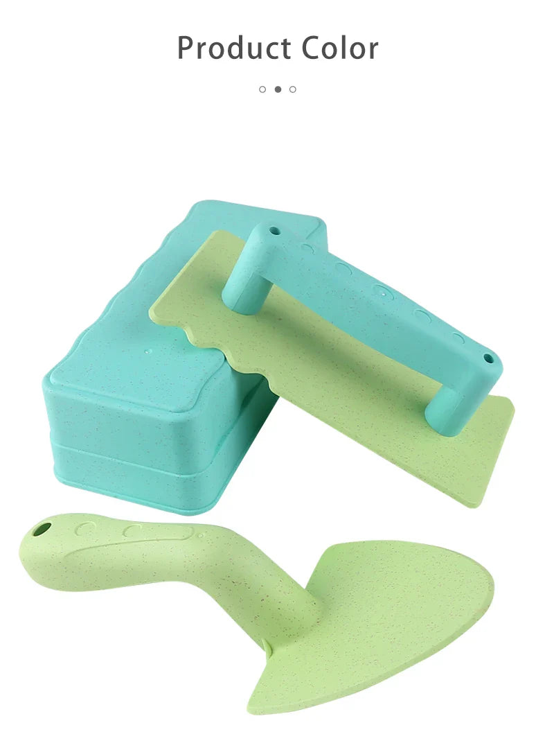 Beach Toy Set with Brick Maker and Tools