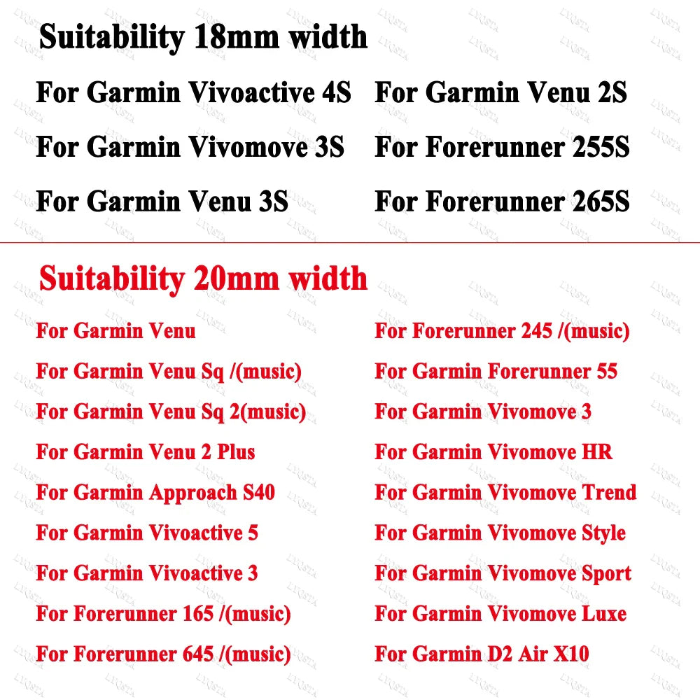 Smartwatch Strap for Garmin Venu Sq 2 Plus