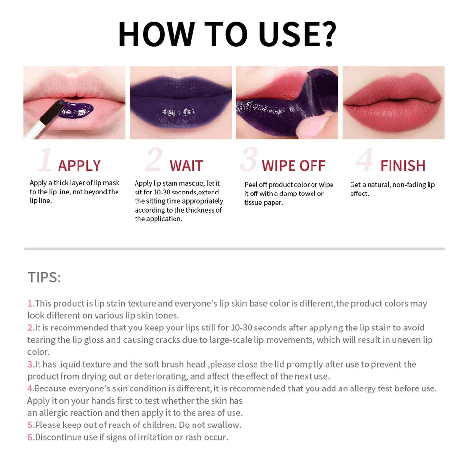 Peel-Off Matte Lip Tint