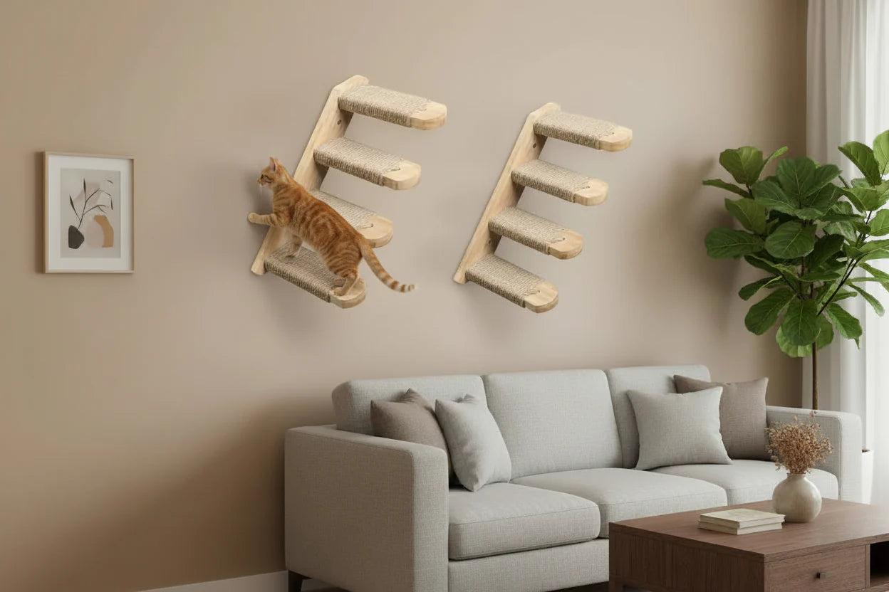 Wall Mounted Cat Shelves