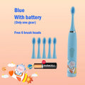 Children's Ultrasonic IPX7 Electric Toothbrush with Replacement Head