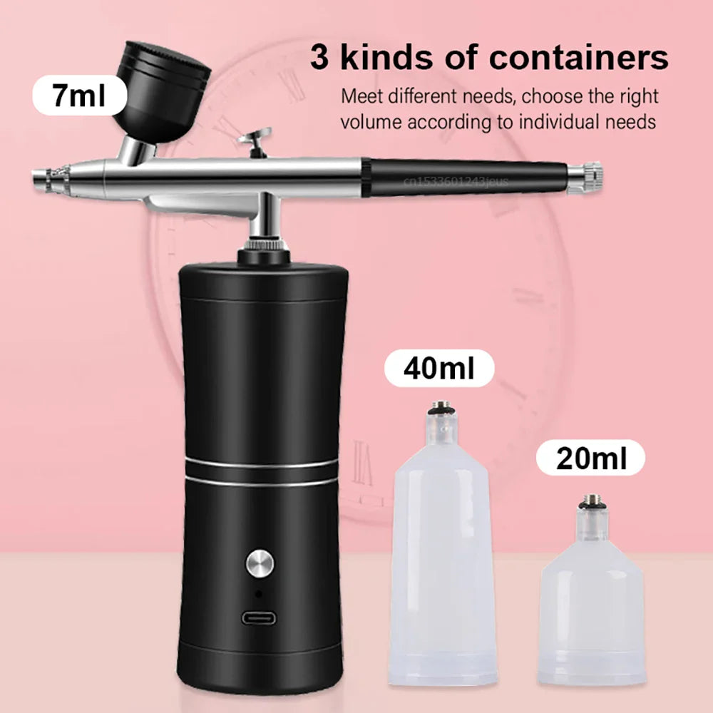 Wireless Electric Airbrush Kit with Compressor