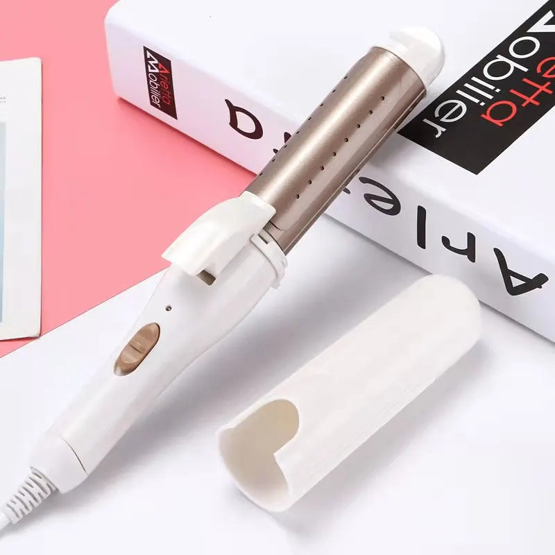 2-in-1 Hair Styler – Ceramic Straightener & Curling Comb