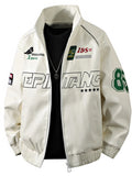 Men's Regular and Plus Size Zip Up Long Sleeve Jacket