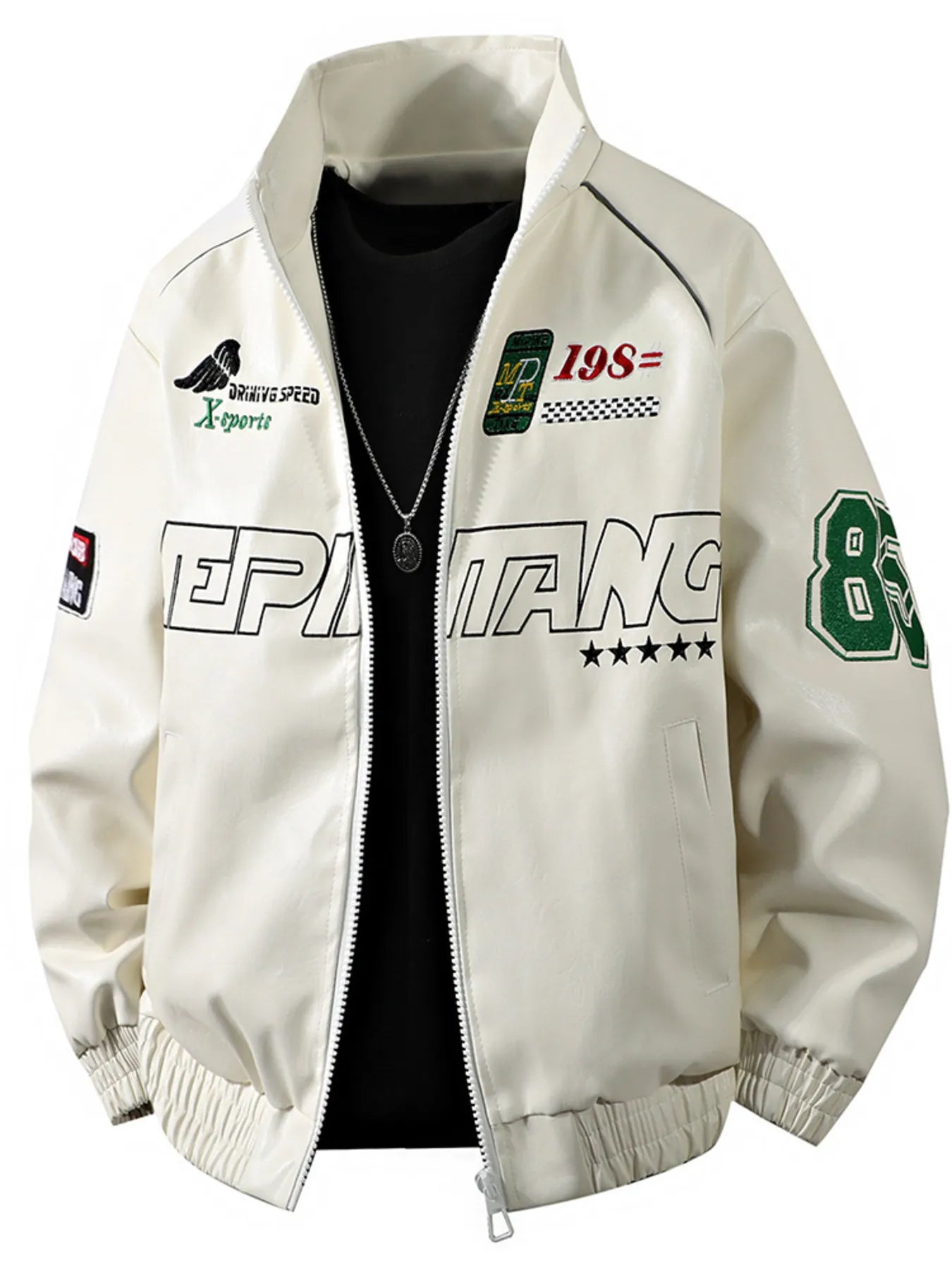 Men's Regular and Plus Size Zip Up Long Sleeve Jacket