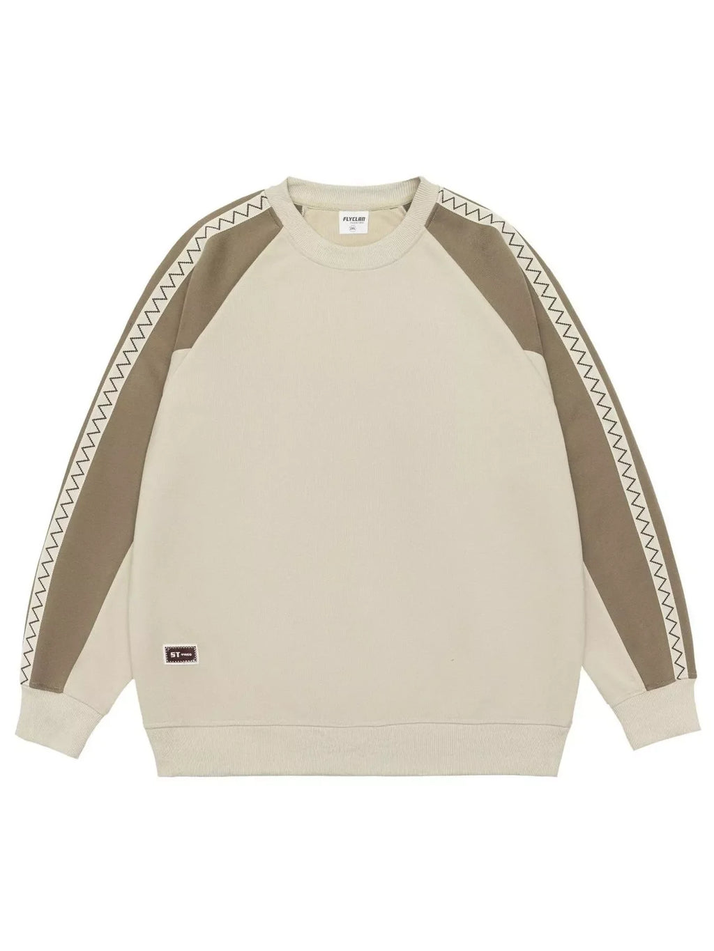 Men's Contrast Raglan Sleeve Casual Sweatshirt
