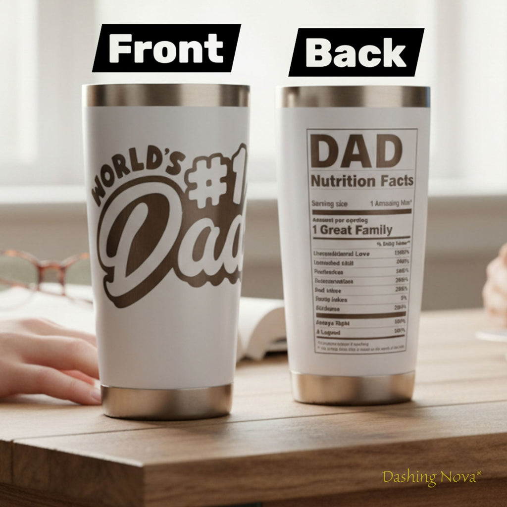 Best Dad Ever Tumbler - Father's Day & Birthday Gift for Dad
