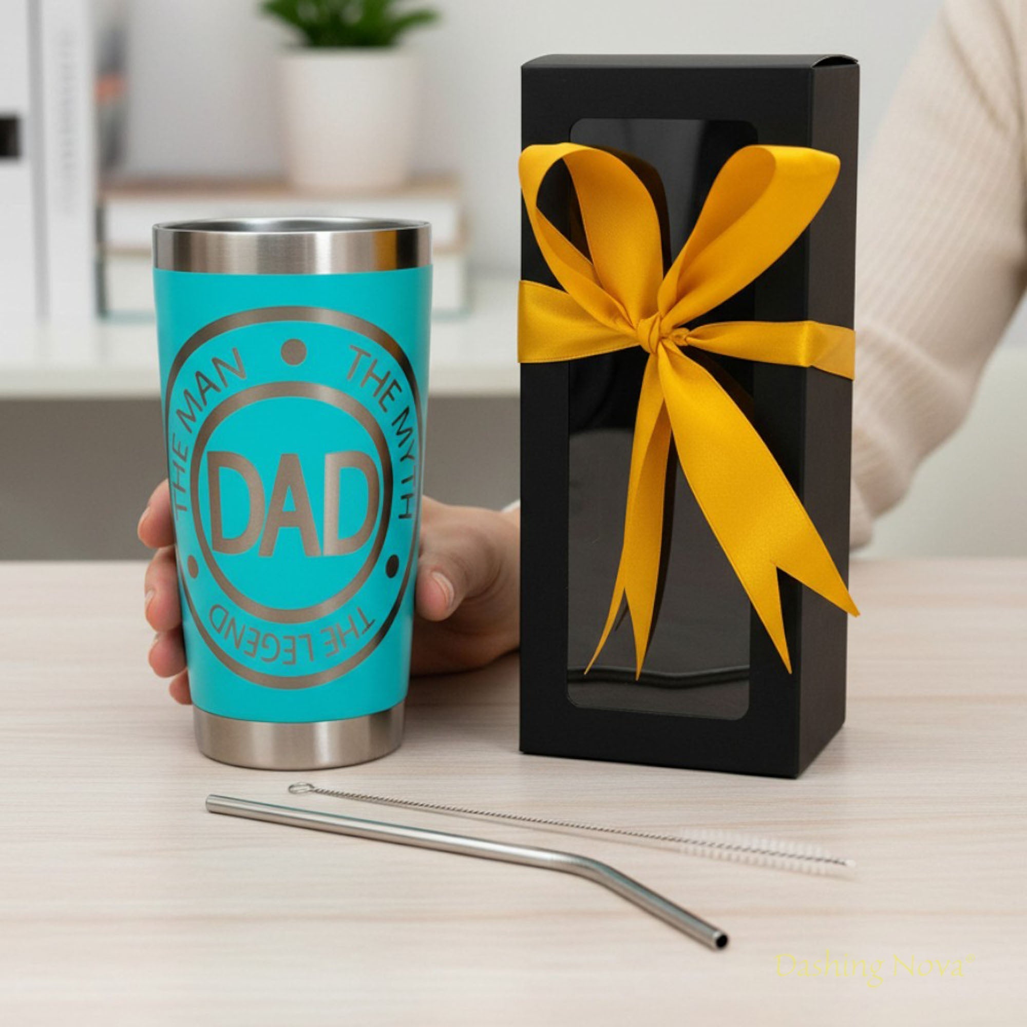Best Dad Ever Tumbler - Father's Day & Birthday Gift for Dad