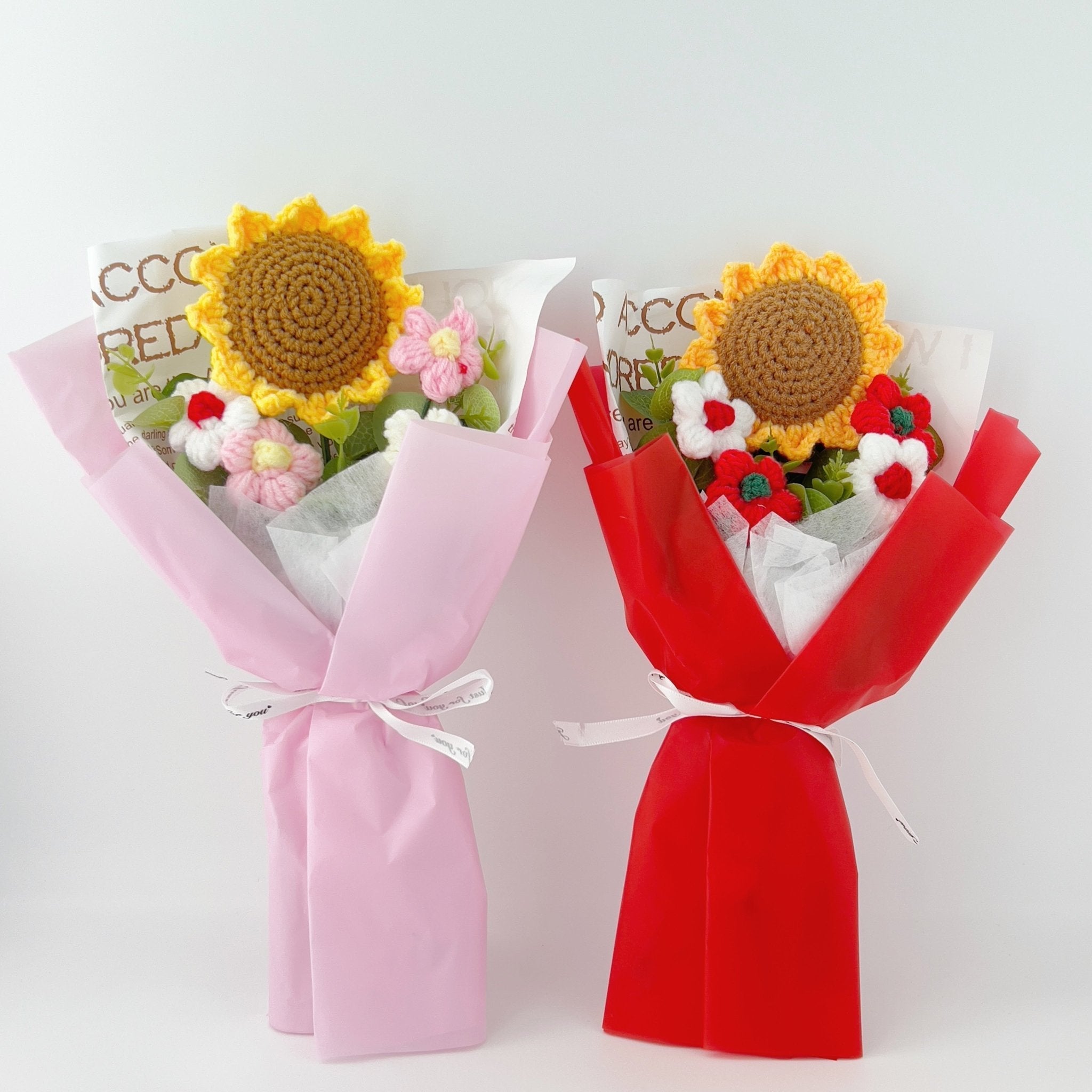 Sunflower Crochet Bouquet for Birthdays Anniversaries Housewarmings