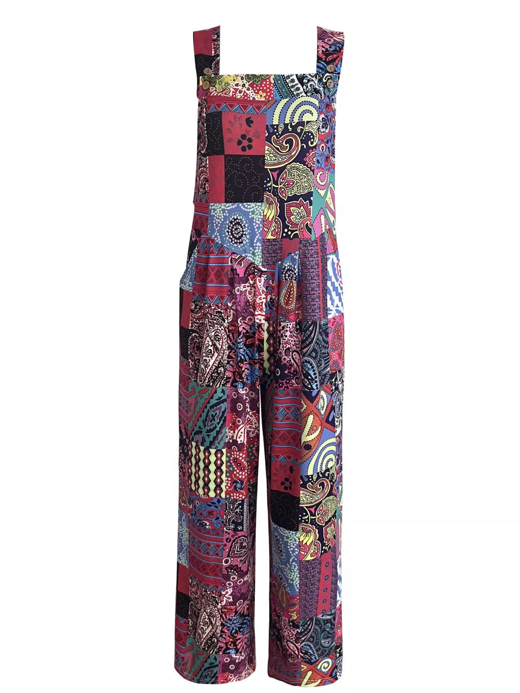 Printed Wide Leg Jumpsuit