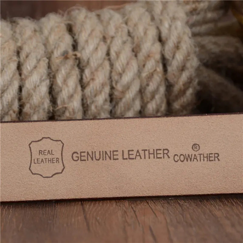Luxury Leather Belt for Men 100-130cm