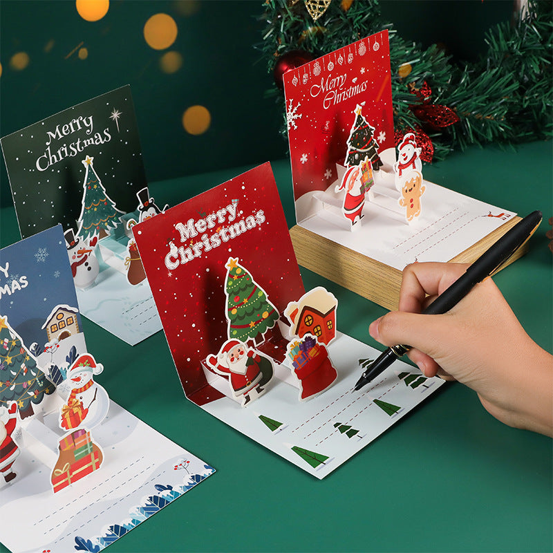 Three-dimensional Blessing Greeting Card