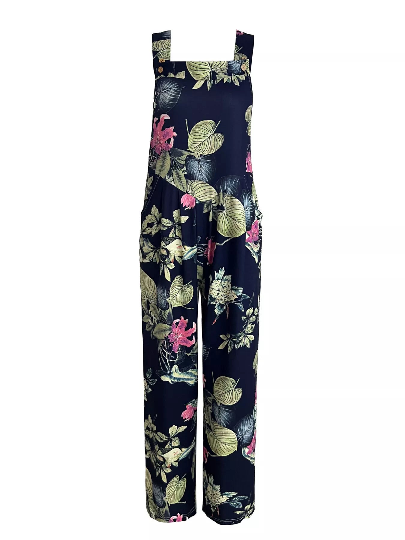 Printed Wide Leg Jumpsuit